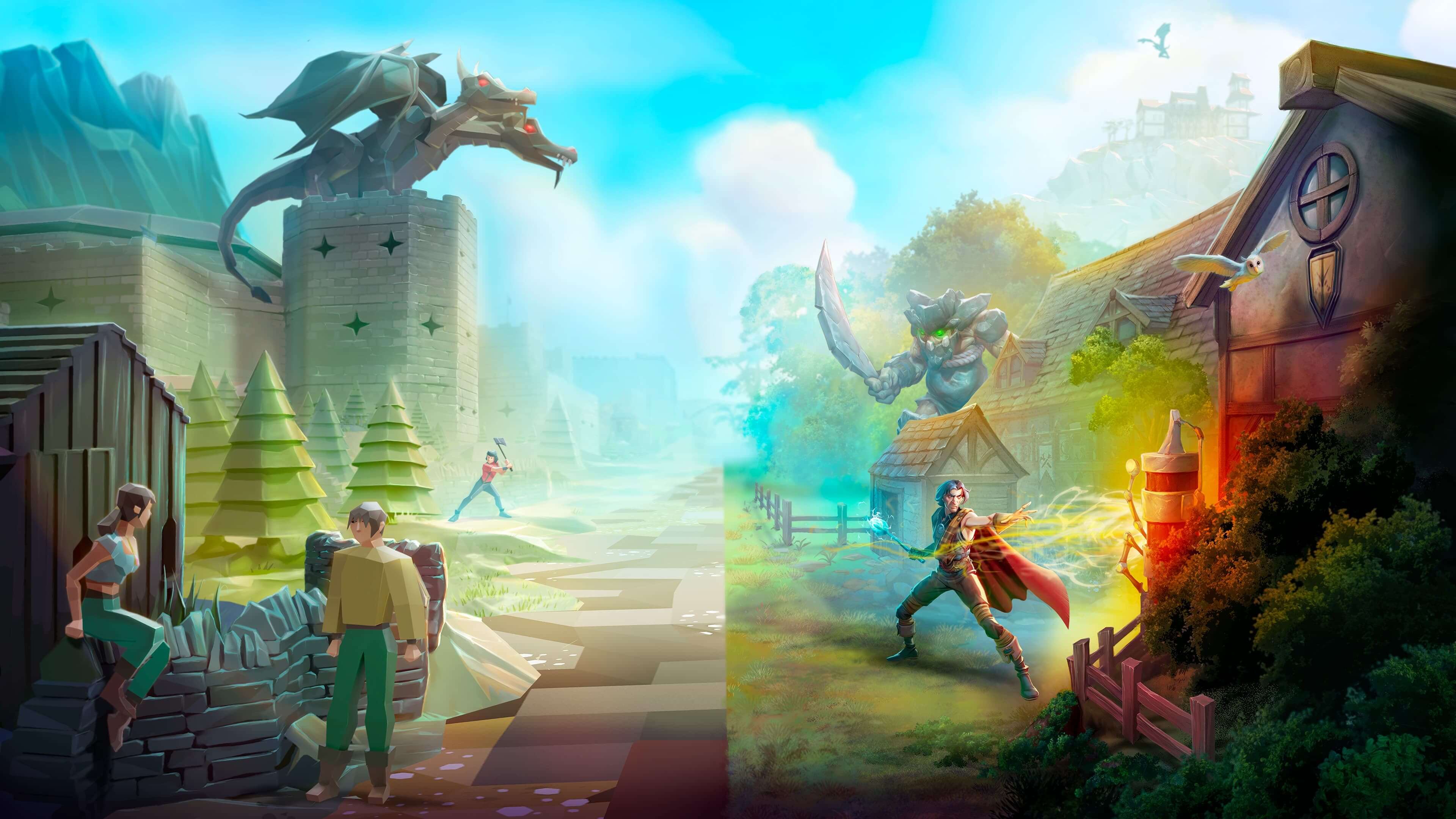 Gielinor as viewed in both & 